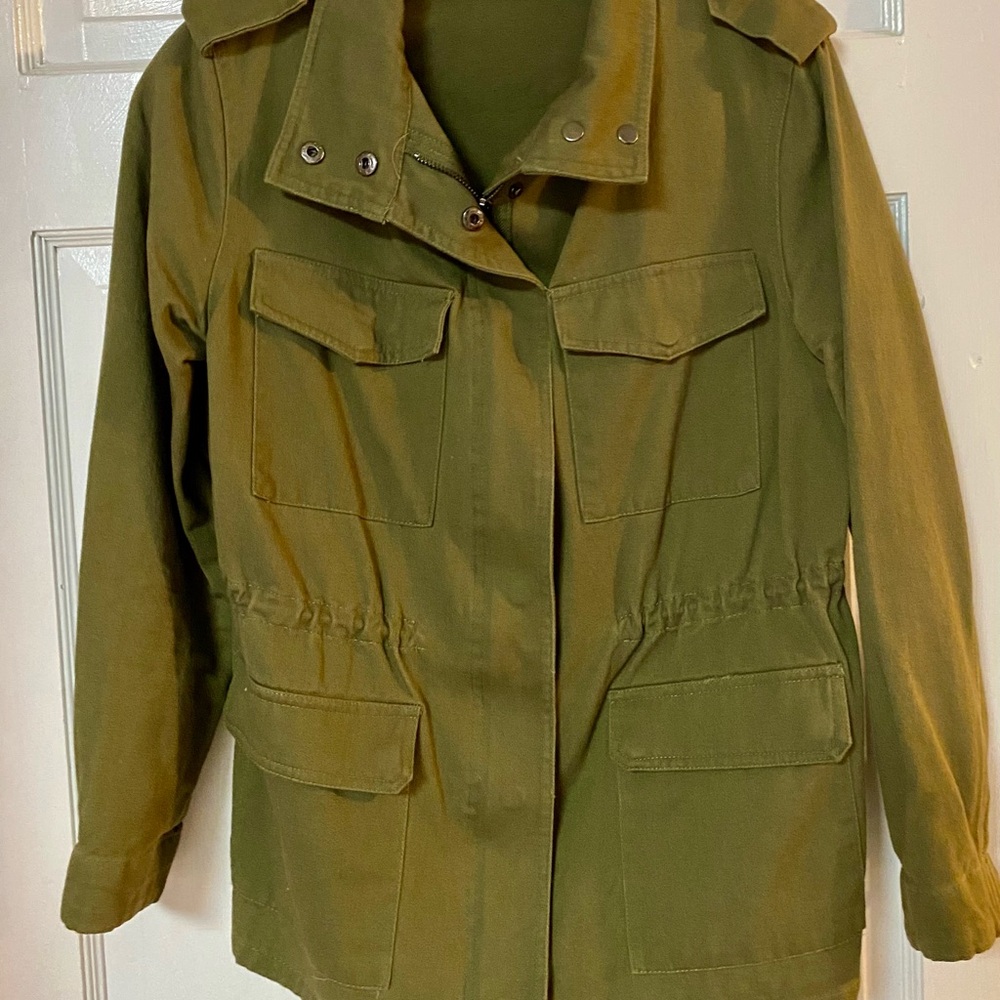 Olive Green Women's Utility Jacket